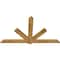 Ekena Millwork Kennewick Rough Sawn Timber Gable Bracket, Western Red Cedar, 84"W x 49"H x 2"D x 6"F, 14/12 Pitch GBW084X49X0206KEN00RWR - alternate 3